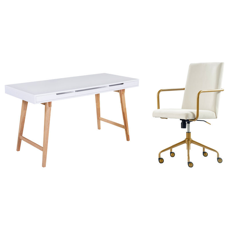 Elle Decor Giselle Writing Desk & Reviews Wayfair